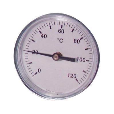 Thermomètre à cadran - plonge Lg 100mm - 606073